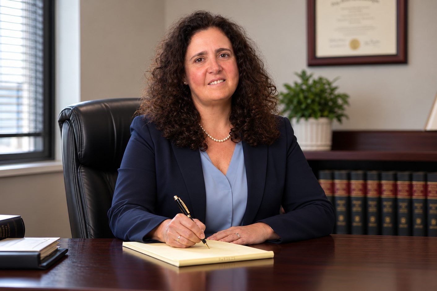 Jacqueline Delgado, associée fondatrice de Delgado Purdy Law, à son bureau