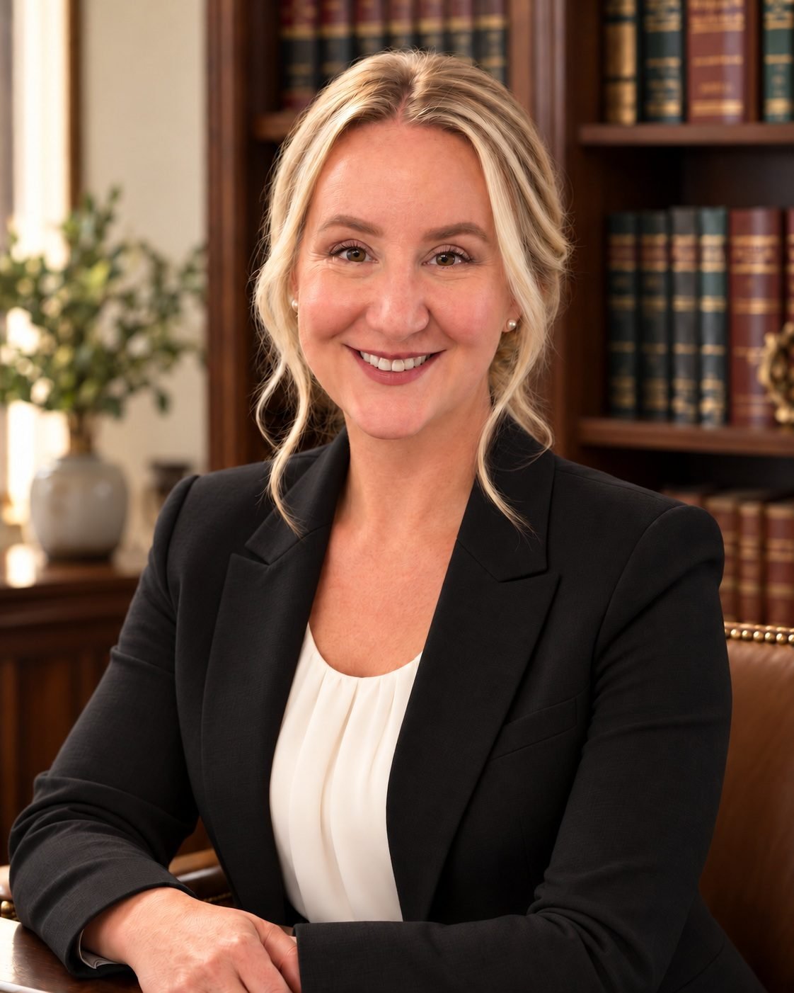Jessica Smith, avocate en immigration chez Delgado Purdy Law, à son bureau